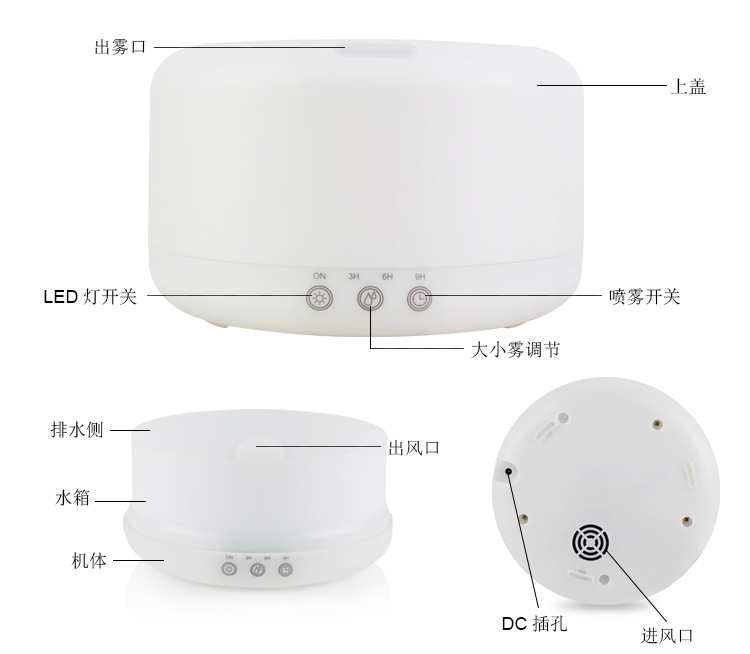 加濕器放床頭